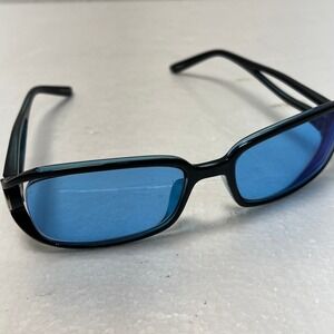 Zenni Optical Blue Lenses Sunglasses Rectangular Frame Model 235521